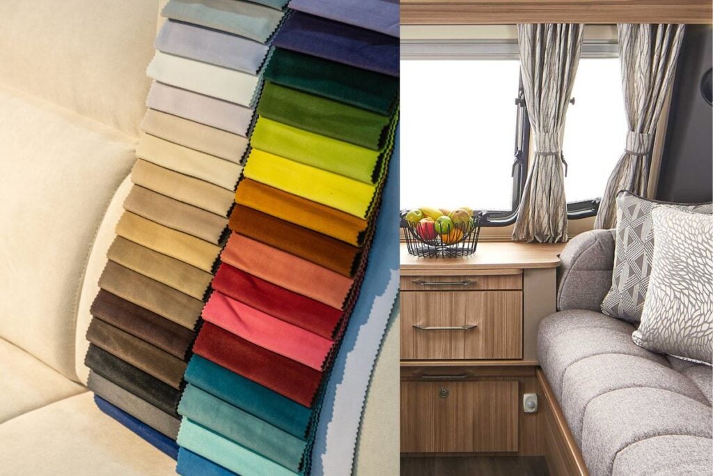 HonunGron Kunstleder Sitzbezüge - Rutschfeste Polsterbezüge Für Wohnmobil